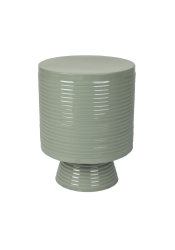 WHITE LABEL LIVING Sven L sidebord, rund - grn jern (35)