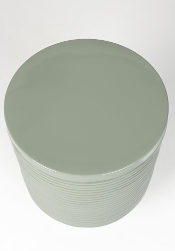 WHITE LABEL LIVING Sven L sidebord, rund - grn jern (35)