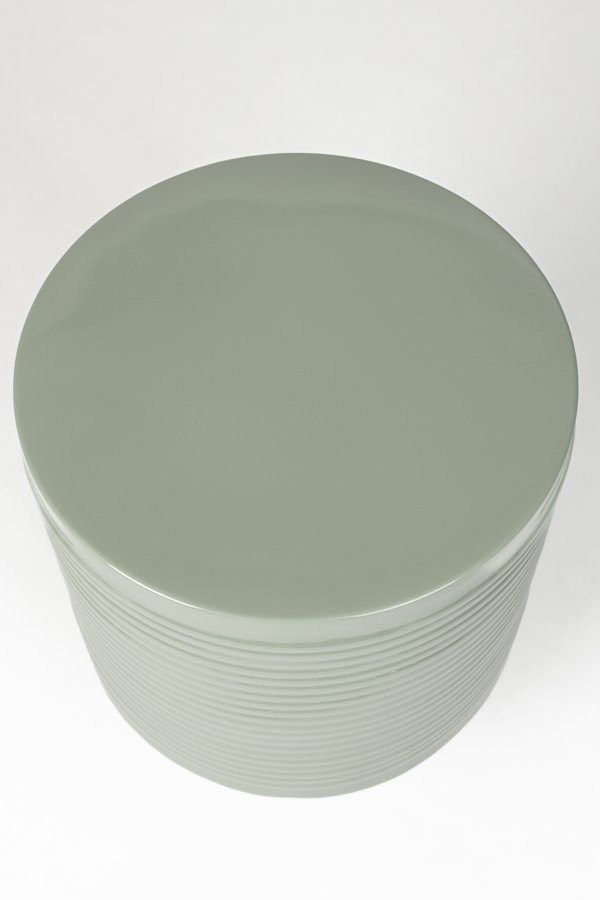 WHITE LABEL LIVING Sven L sidebord, rund - grn jern (35)