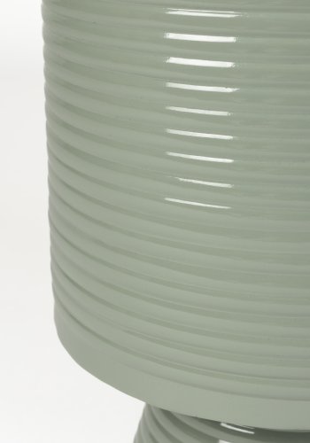 WHITE LABEL LIVING Sven L sidebord, rund - grn jern (35)