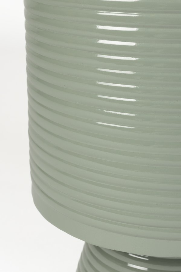 WHITE LABEL LIVING Sven L sidebord, rund - grn jern (35)