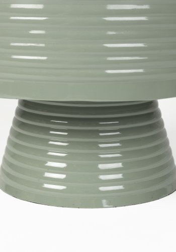 WHITE LABEL LIVING Sven L sidebord, rund - grn jern (35)