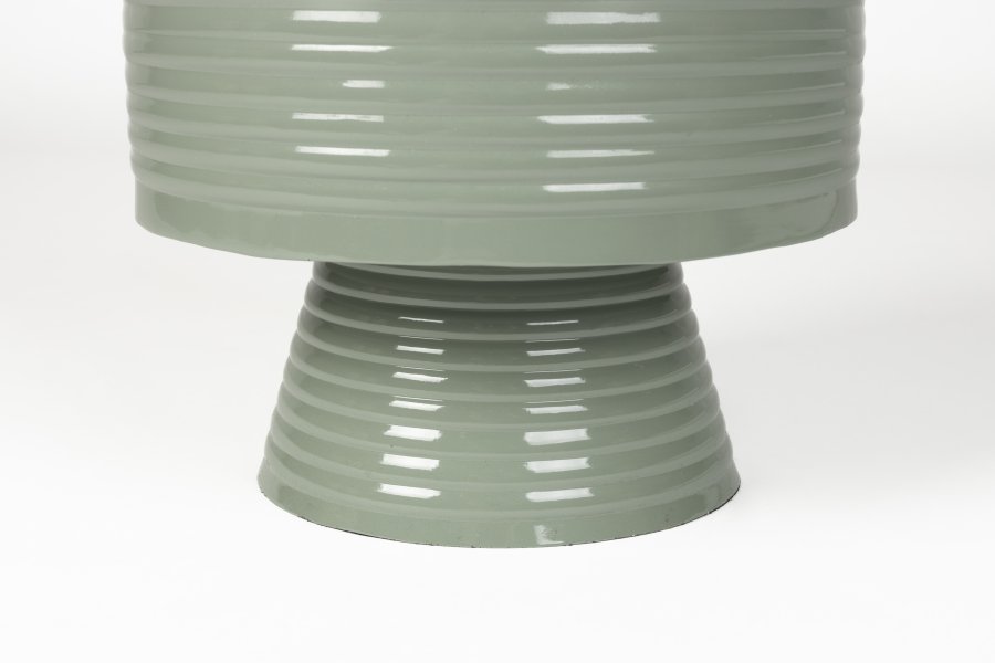 WHITE LABEL LIVING Sven L sidebord, rund - grn jern (35)