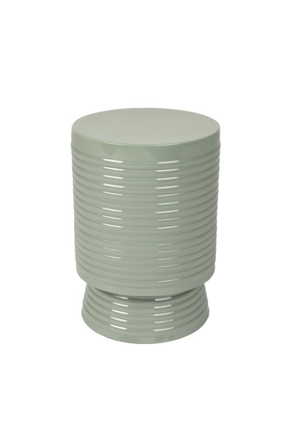 WHITE LABEL LIVING Sven S sidebord, rund - grn jern (25)