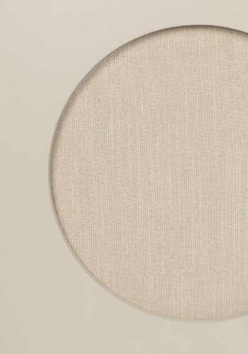 ZUIVER Twin sengebord, m. 1 lge og 1 hylde - gr stof/akacietr (40x44)