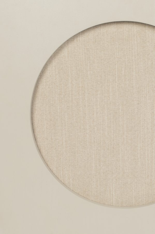 ZUIVER Twin sengebord, m. 1 lge og 1 hylde - gr stof/akacietr (40x44)