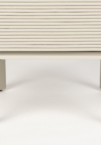 ZUIVER Morning sengebord, m. 1 lge og 1 hylde - gr rattan/MDF/akacietr (40x45)