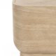 ZUIVER Noble sidebord, kvadratisk - beige travertinlook beton (45x45)