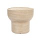 ZUIVER Noble sidebord, oval - beige travertinlook beton (50x42)