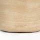 ZUIVER Noble sidebord, oval - beige travertinlook beton (50x42)
