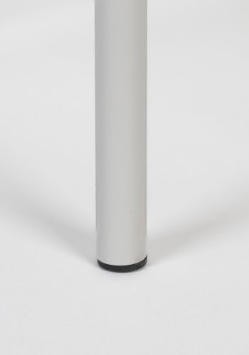 WHITE LABEL LIVING Cayo sidebord, m. 1 skuffe og 1 rum - hvid MDF og beige jern (41x40)