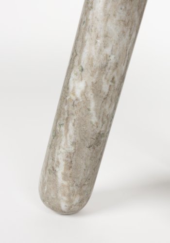 ZUIVER Cosmopolitan sidebord, rund - brun marmor (40)