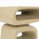 ZUIVER Eddy sidebord, rektangulr - beige harpiks (43x35)