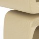 ZUIVER Eddy sidebord, rektangulr - beige harpiks (43x35)
