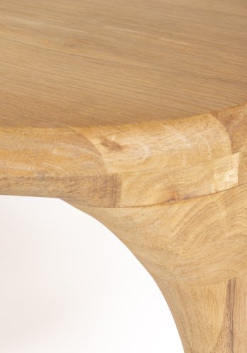 ZUIVER Isla sofabord - natur egefinér (st med 2)