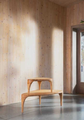 ZUIVER Isla sofabord - natur egefinér (st med 2)