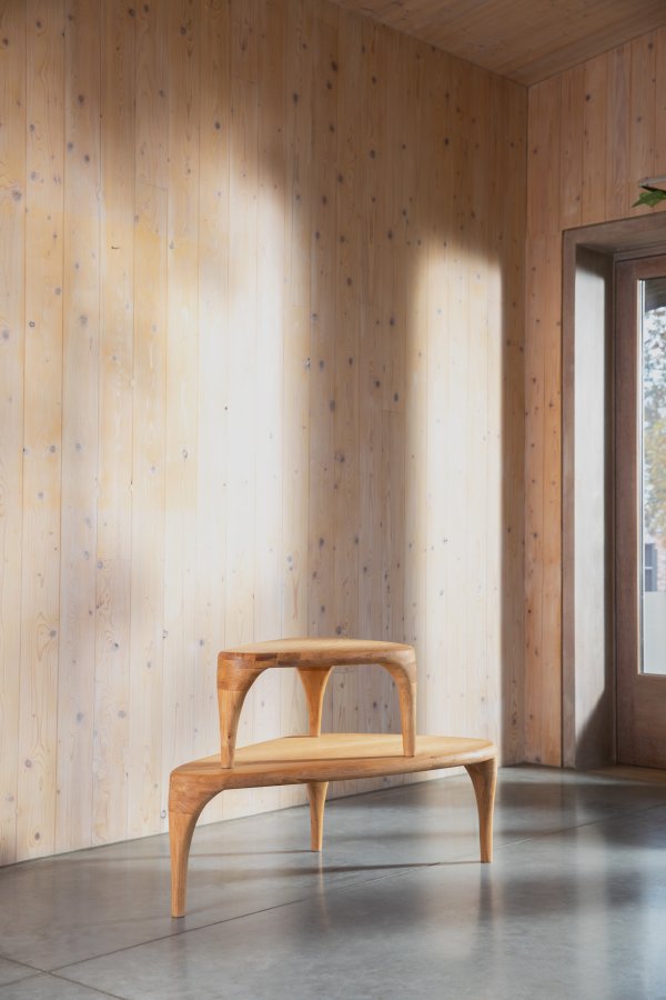 ZUIVER Isla sofabord - natur egefinér (st med 2)