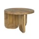 WHITE LABEL LIVING Maeze sofabord, rund - brun mangotr (60)