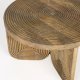 WHITE LABEL LIVING Maeze sofabord, rund - brun mangotr (60)