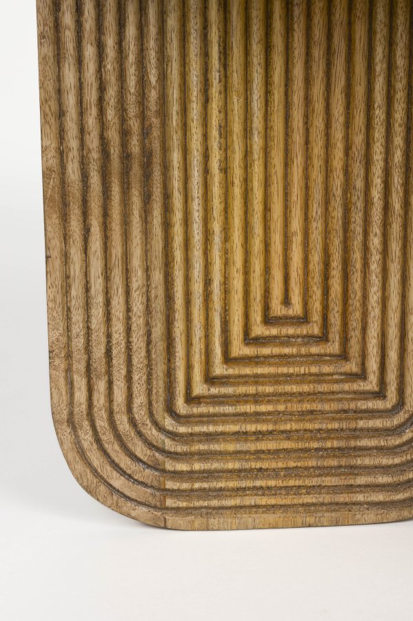 WHITE LABEL LIVING Maeze sofabord, rund - brun mangotr (60)