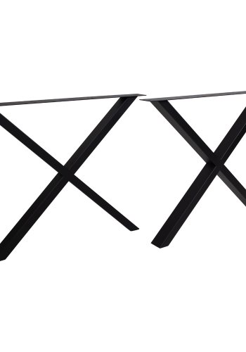 HOUSE NORDIC Nimes Bordben - Ben til spisebord pulverlakeret i sort Design X