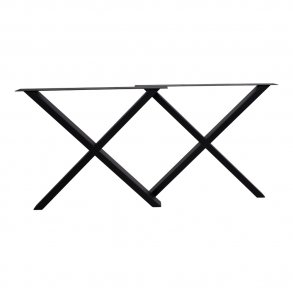 HOUSE NORDIC Nimes Bordben - Ben til spisebord pulverlakeret i sort Design X