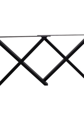 HOUSE NORDIC Nimes Bordben - Ben til spisebord pulverlakeret i sort Design X