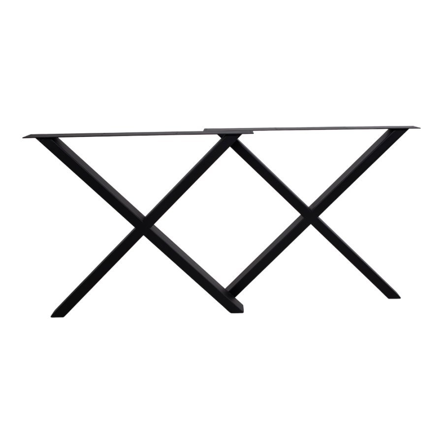 HOUSE NORDIC Nimes Bordben - Ben til spisebord pulverlakeret i sort Design X