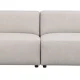 ROWICO Willard 3 pers. modul sofa - lys beige stof