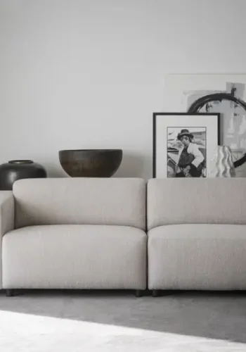 ROWICO Willard 3 pers. modul sofa - lys beige stof