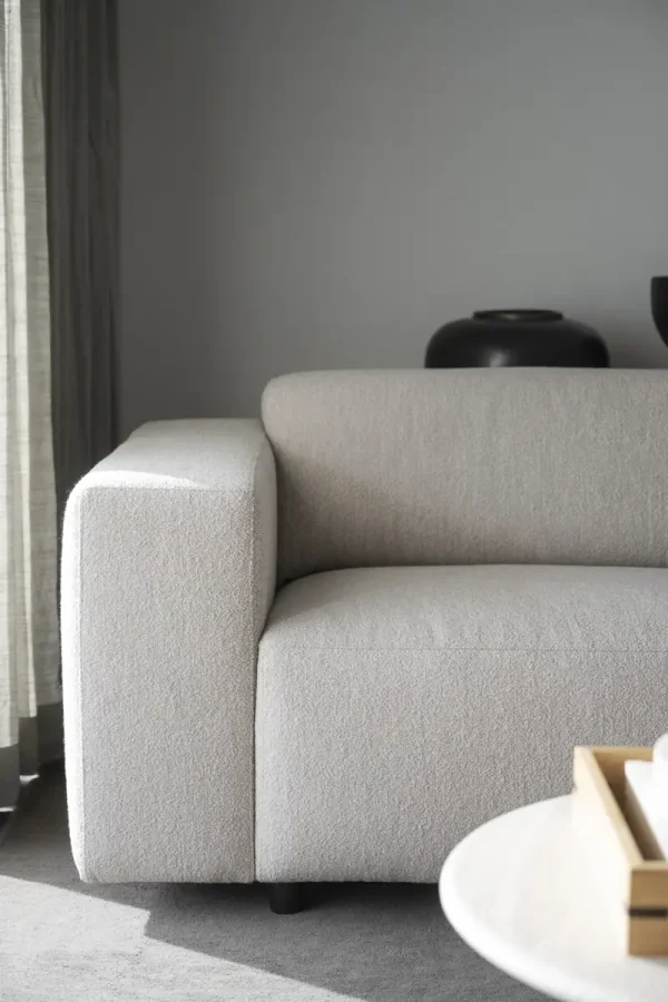 ROWICO Willard 3 pers. modul sofa - lys beige stof