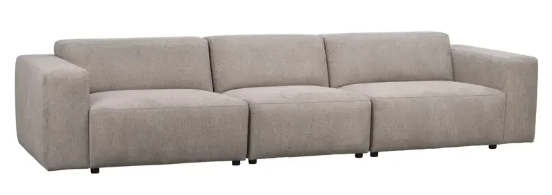 ROWICO Willard 4 pers. modul sofa - beige stof