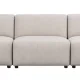 ROWICO Willard 4 pers. modul sofa - lys beige stof