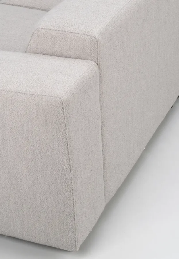 ROWICO Willard 4 pers. modul sofa - lys beige stof