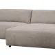 ROWICO Willard 3 pers. modul sofa, m. hjre chaiselong - beige stof
