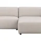 ROWICO Willard 3 pers. modul sofa, m. hjre chaiselong - lys beige stof