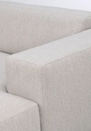 ROWICO Willard 3 pers. modul sofa, m. hjre chaiselong - lys beige stof