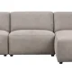 ROWICO Willard 4 pers. modul sofa, m. hjre chaiselong - beige stof