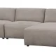 ROWICO Willard 4 pers. modul sofa, m. hjre chaiselong - beige stof