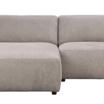 ROWICO Willard 3 pers. modul sofa, m. venstre chaiselong - beige stof