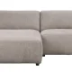 ROWICO Willard 3 pers. modul sofa, m. venstre chaiselong - beige stof