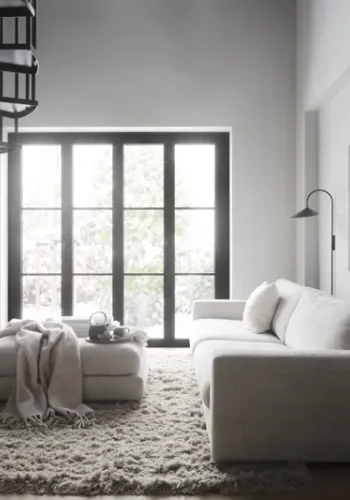 ROWICO Duncan 3 pers. modul sofa - lysegr stof