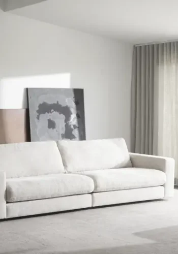 ROWICO Duncan 3 pers. modul sofa - lysegr stof