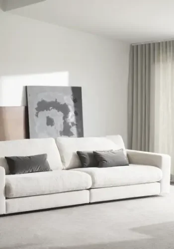 ROWICO Duncan 1,5 pers. modul lnestol, hjre - lysegr stof