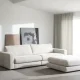 ROWICO Duncan 3 pers. modul sofa - lysegr stof