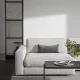 ROWICO Duncan 3 pers. modul sofa, m. venstre chaiselong - lysegr stof