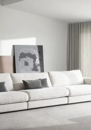 ROWICO Duncan 1,5 pers. modul lnestol, midt - lysegr stof