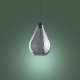 TK Fuente loftlampe - grafit glas og sort metal