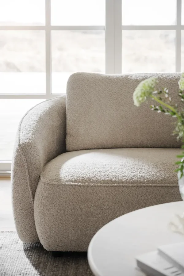 ROWICO Norris 3 pers. sofa - lys beige stof