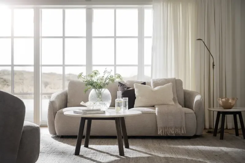 ROWICO Norris 3 pers. sofa - lys beige stof